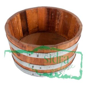 Tina de madera asturiana de castaño