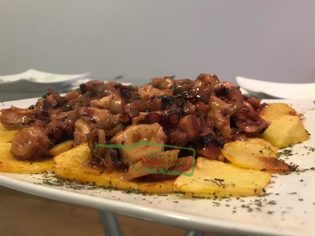 pulpo afogao a la sidra